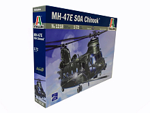 Сборная модель ITALERI Вертолет MH47 SOA Chinook, 172
