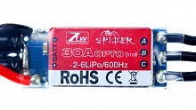 Регулятор хода Spider ZTW 30А OPTO small  для бк дв мультиротор