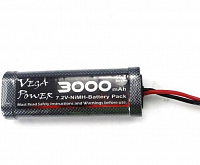 Аккумулятор VegaPower NiMh 3000mAh, 7,2V, T‐plug