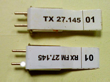 Комплект кварцев 27МГц FM Heng Long для пульта и приемника  HL3818029 