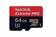 Карта памяти 64GB SanDisk micro SDHC Class 10 UHSI Extreme Pro 95Mbs