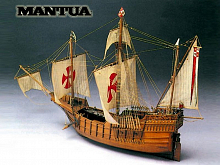 Сборная дермодельКорабль Santa Maria Mantua 150