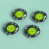 Комплект тормозных дисков с пластиковым шестигранником светящихся зеленые