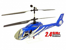 Радиоуправляемый вертолёт ESky EC130 Hunter 24G RTF синий