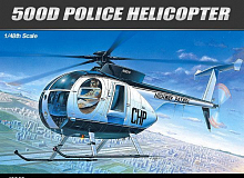 Сборная модель Вертолет HUGHES 500D Police Helicopter  148, шт