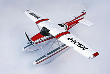 Радиоуправляемый самолет ArtTech Cessna SkylaneWaterplane 400 Class 24GHz с лыжами RTF