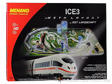 Железная дорога Mehano ICE 3  с ландшафтом Сапсан 187HO