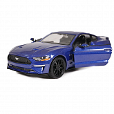 Модель машины 124 Motormax 79352 2018 Ford Mustang GT Синий вк