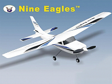 Радиоуправляемый самолет Nine Eagle SkyEagle NE770B 24 GHz RTF с алюминиевым кейсом