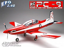 Радиоуправляемый самолет ArtTech PC9 Scale EPO 24G RTF