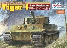 Сборная модель Танк Pz KpfwVI AusfE Tiger I Late 135