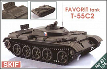 Сборная модель Танк Т55С2 Фаворит