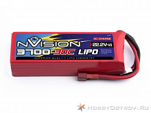 Аккумулятор nVision LiPo 3700mAh 222V 6S 30C