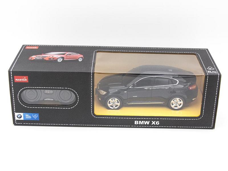 Радиоуправляемая машина Rastar BMW X6 124, цвет чёрный 27MHZ