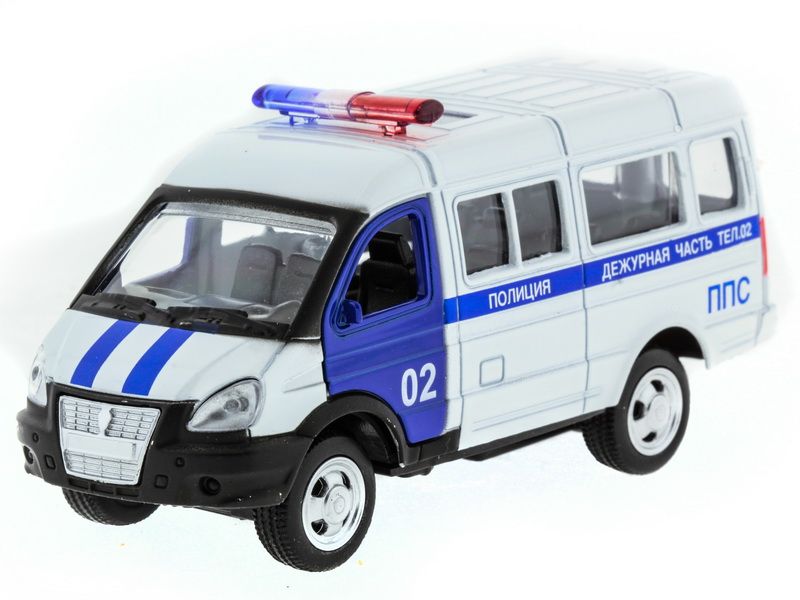 Машина АВТОПАНОРАМА инерц ГАЗельполиция 150, вк 14,585,5 см