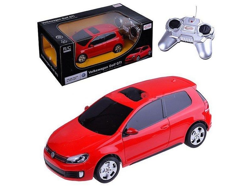 Радиоуправляемая машина Rastar Volkswagen Golf GTI 124, цвет красный 27MHZ