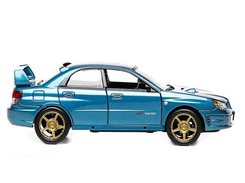 Машина Autotime SUBARU IMPREZA WRX STI тюнинг гараж 124 инерционная