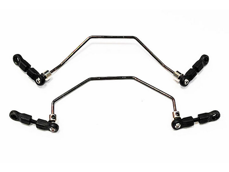 Передний и задний стабилизатор поперечной устойчивости для автомодели MJX 10208