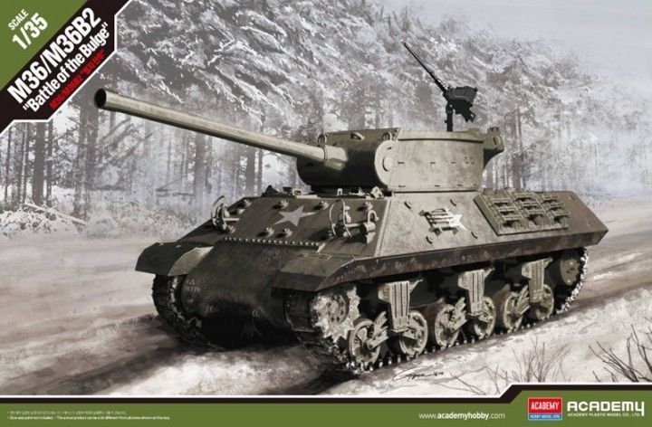 Сборная модель Танк M36M36B2 US Army   Battle of the Bulge 135