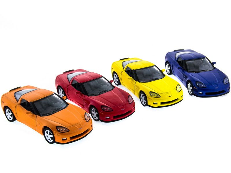 Машина Kinsmart CHEVROLET CORVETTE Z06 инерция 112шт 136 бк