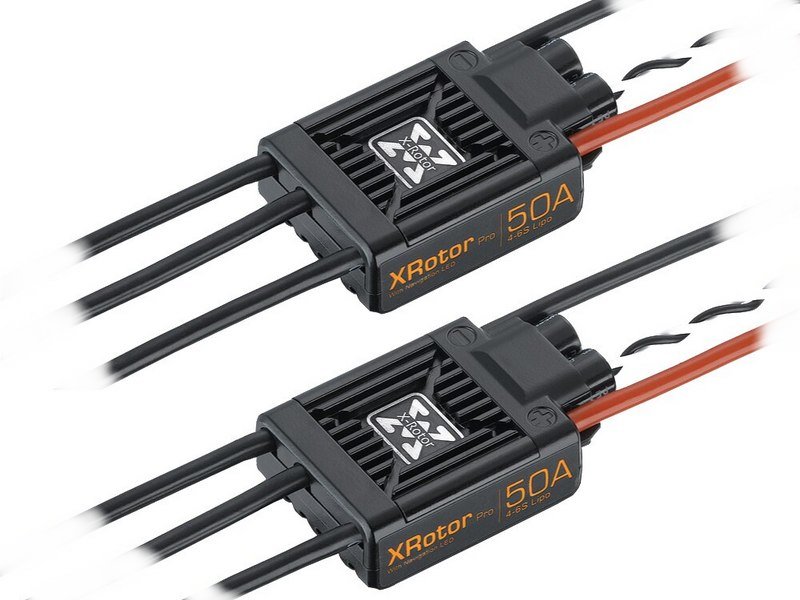 Бесколлекторный регулятор Hobbywing XRotor Pro50ADual Pack 50A70A, Copter