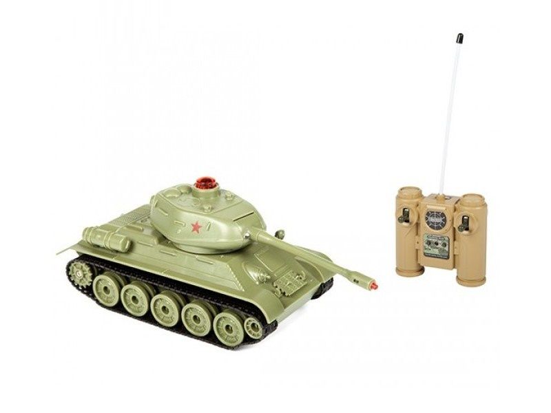 Радиоуправляемый танк Huan Qi T34 масштаб 132 24G  акб