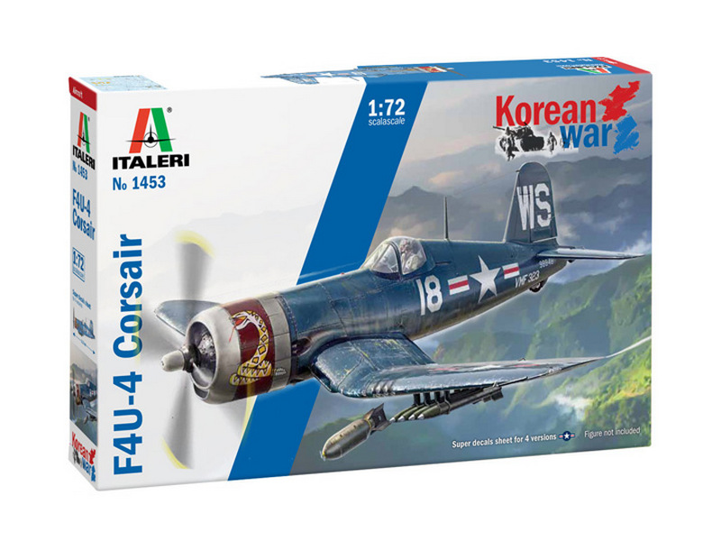 Сборная модель ITALERI 1453ИТ Самолет F4U4B, 172