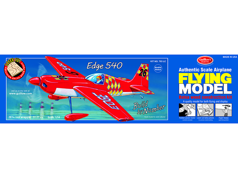 Сборная дермодельСамолет Edge 540 Guillows  114