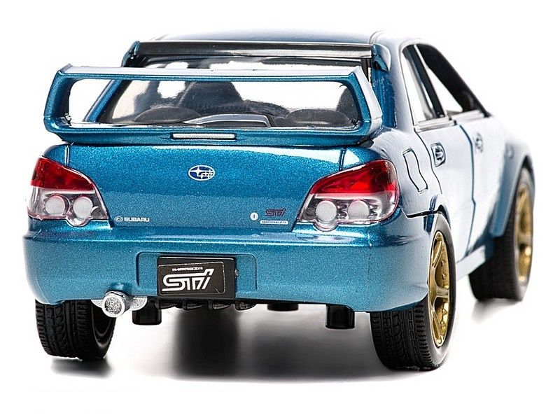 Машина Autotime SUBARU IMPREZA WRX STI тюнинг гараж 124 инерционная