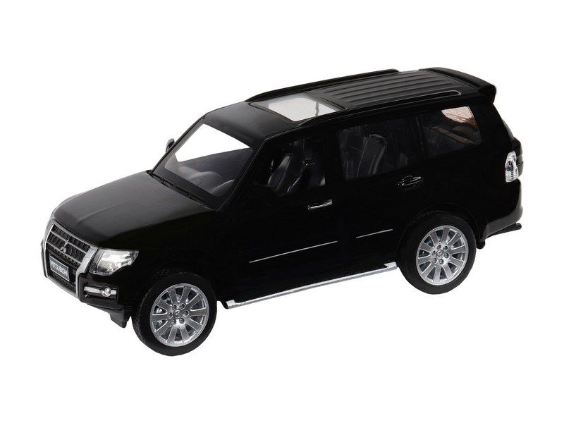 Машина АВТОПАНОРАМА Mitsubishi Pajero 4WD Tubro, черный, 133, свет, звук, вк 17,513,59 см