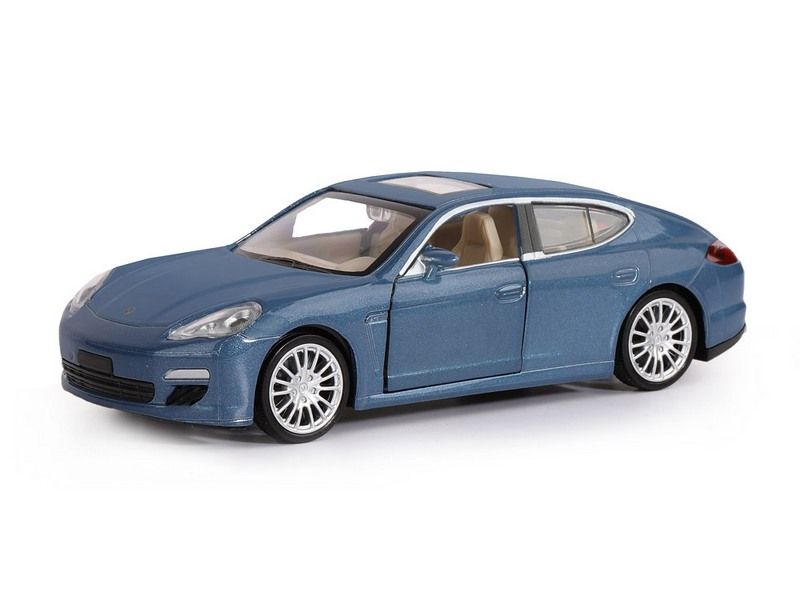 Машина АВТОПАНОРАМА Porsche Panamera S, синий, 132, свет, звук, инерция, вк 17,513,59 см
