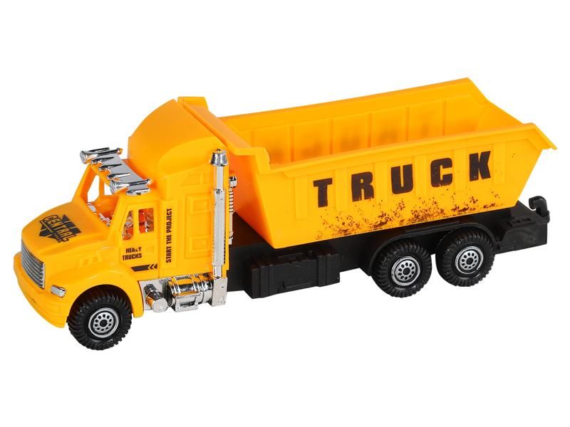 Машина AUTODRIVE Грузовик 17,5см инерционная, желтый, вп 23,56,519,5см, ,