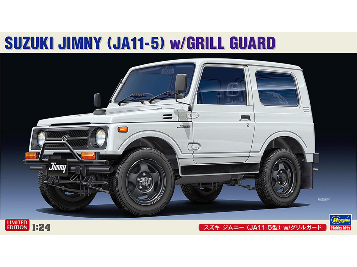 Сборная модель Hasegawa Suzuki Jimny JA115 wGrill Guard, 124