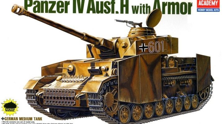 Сборная модель Танк PANZER IV H WARMOR 135