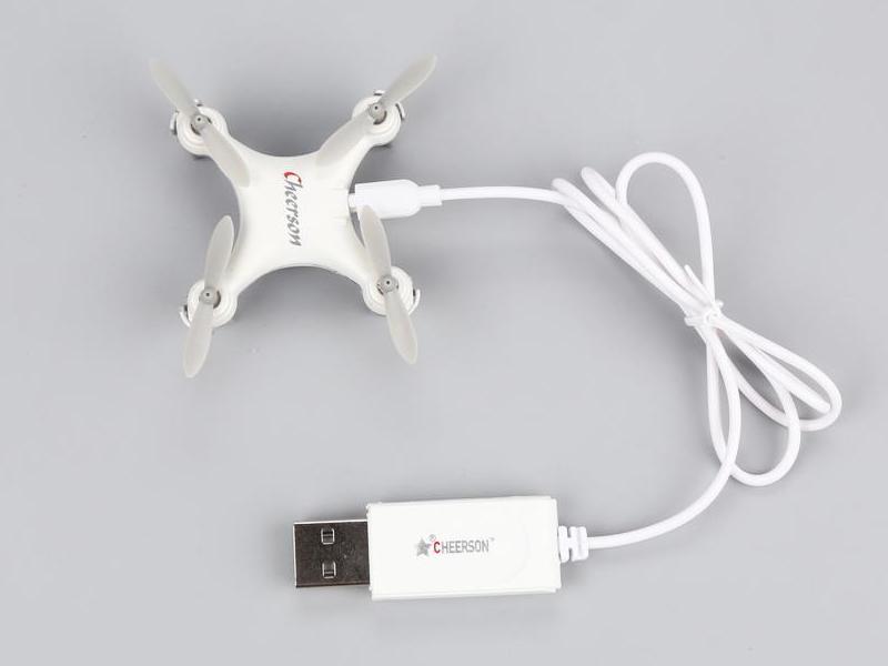 Радиоуправляемый квадрокоптер Cheerson CX10SE Mini RTF 24G белый