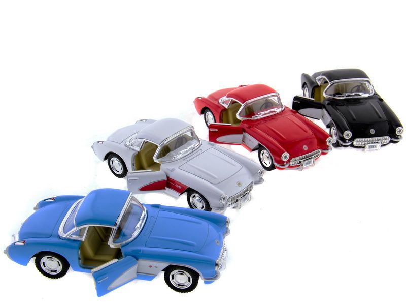 Машина Kinsmart Chevrolet Corvette 1957 инерция 112шт 134 бк