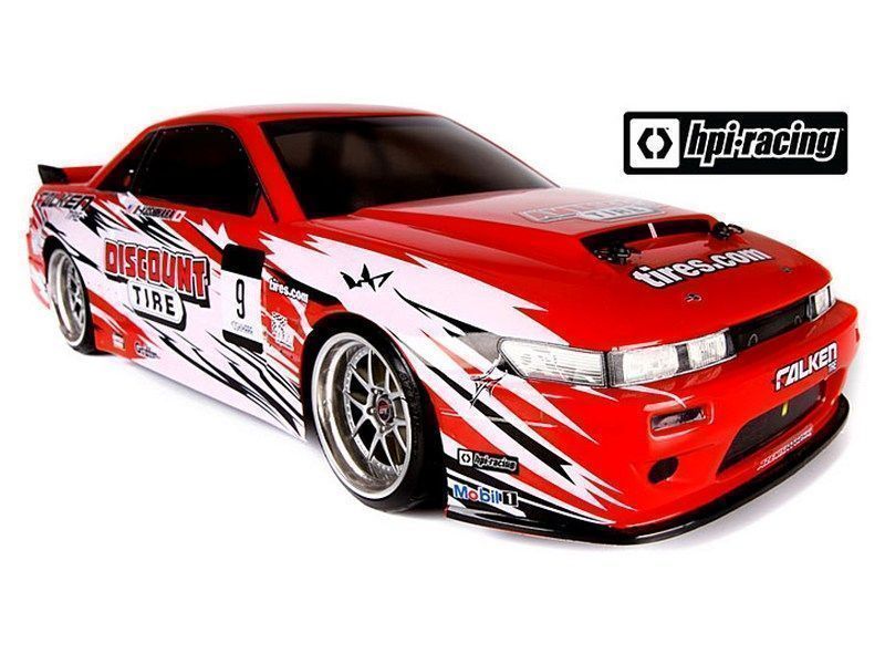 Радиоуправляемая автомодель для туринга HPI E10 кузов Nissan S13 4WD 24GHz 110 RTR  АКК и ЗУ