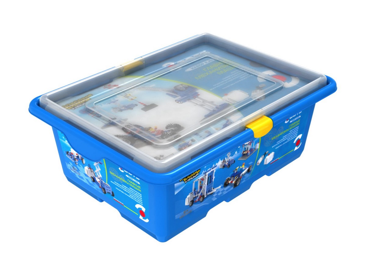 Конструктор с механизмами ZBOTS Главные механизмы машин, 686 деталей