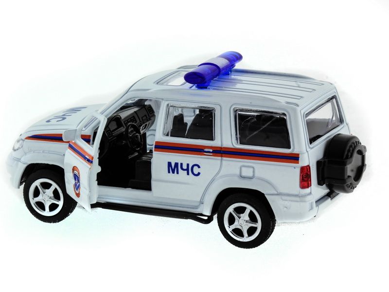 Машина АВТОПАНОРАМА инерц УАЗ Патриот МЧС 150,  вк 1275,5 см