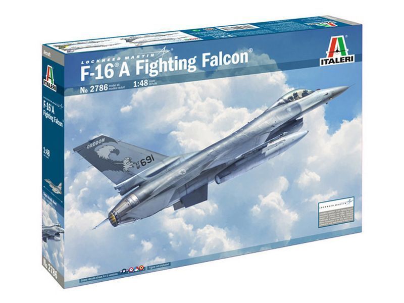 Сборная модель ITALERI 2786ИТ Самолет F16A FIGHTING FALCON, 148