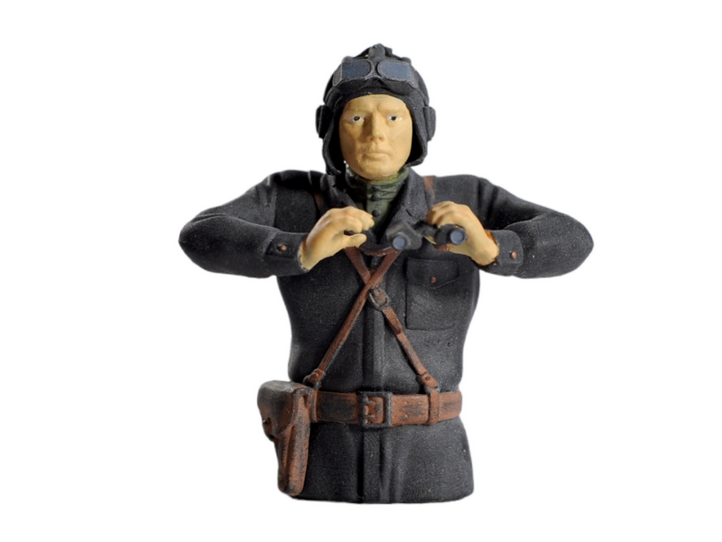 Фигурка Советский танкист 3, черный комбинезон, 116