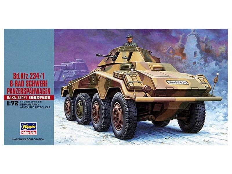 Сборная модель Hasegawa Бронетранспортер SdKfz 2341 8RAD, 172