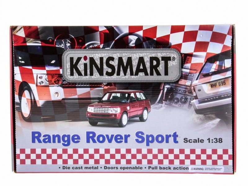 Машина Kinsmart 138 Range Rover Sport инерция 112шт бк