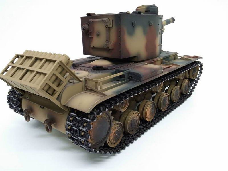 Радиоуправляемый танк Torro KV2 116 24G, зеленый, ВВпушка