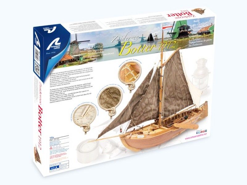 Сборная деревянная модель корабля Artesania Latina BOTTER, 135