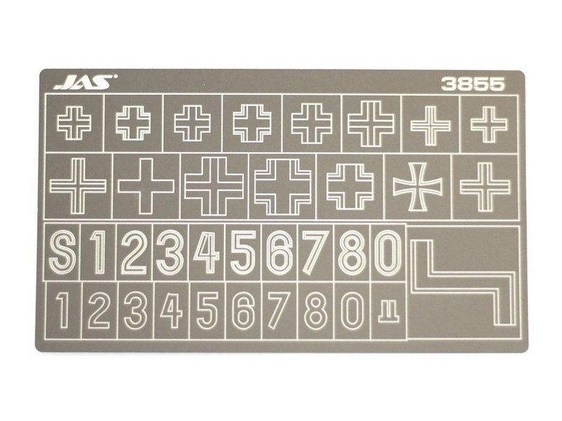 Трафарет для вырезания опознавательных знаков немецких танков, 2 МВ, 135