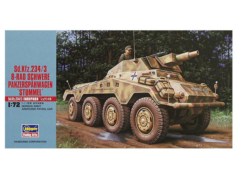 Сборная модель Hasegawa Бронетранспортер SdKfz2343 8RAD STUMMEL, 172