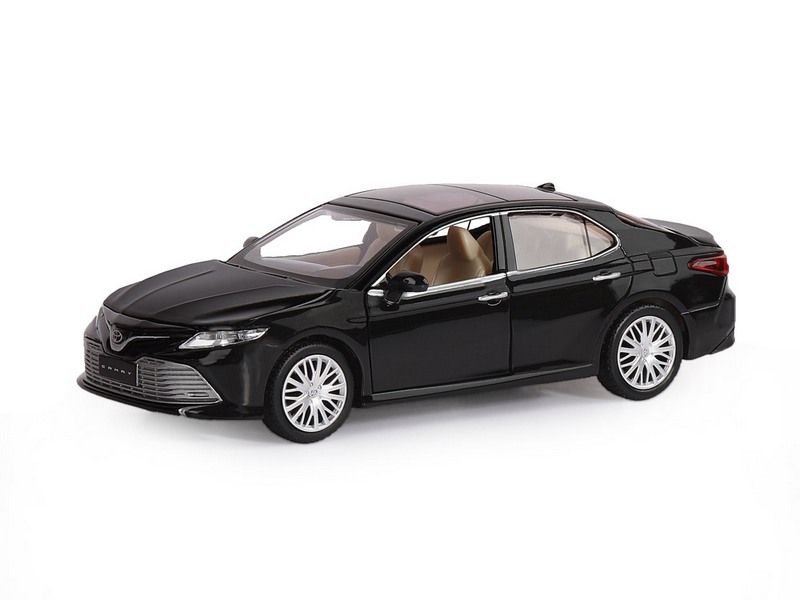 Машина АВТОПАНОРАМА Toyota Camry, черный, 132, свет, звук, инерция, вк 17,513,59 см