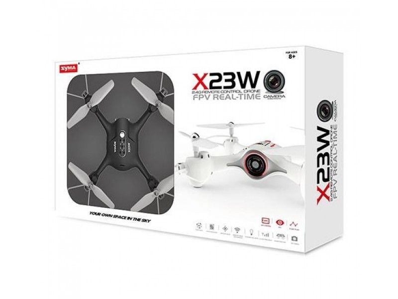 Радиоуправляемый квадрокоптер Syma X23W с FPV трансляцией WiFi, камера 0,3 Мп, 24G RTF