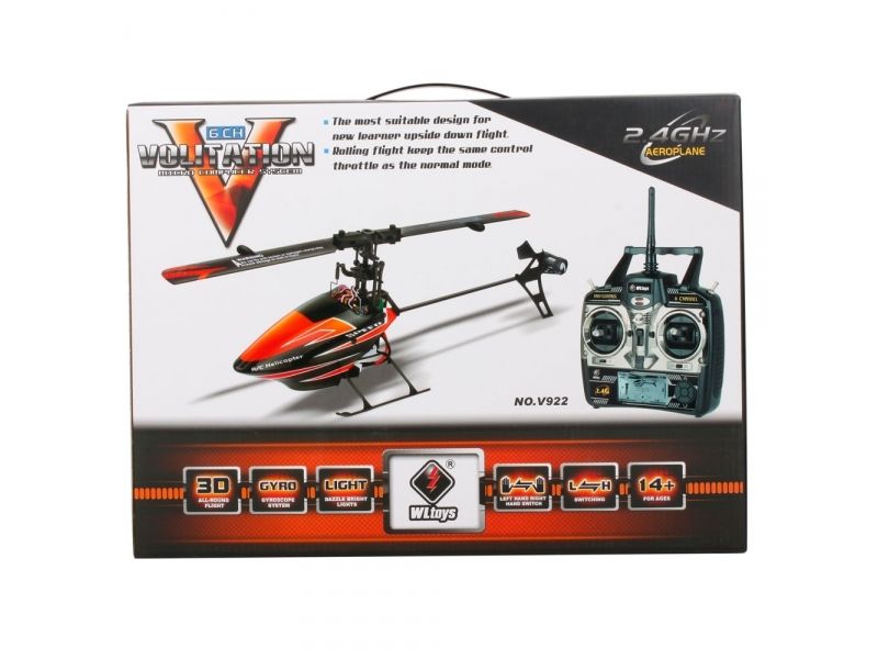Радиоуправляемый вертолет WLToys V922 6ch 24G RTF
